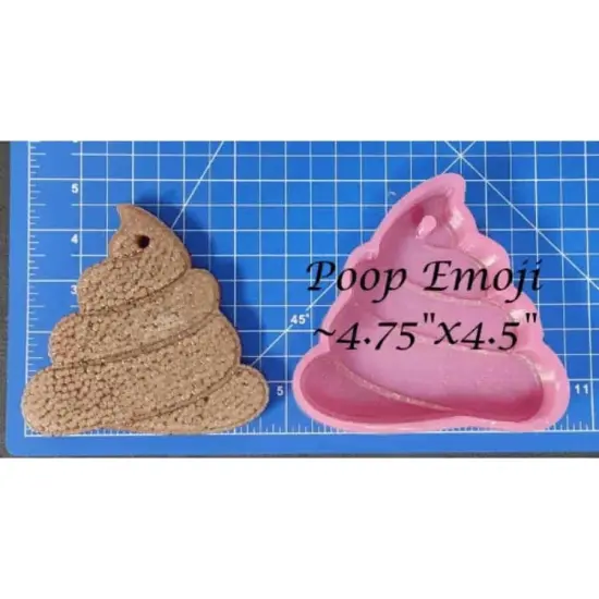 Poop Emojii Silicone Freshie Mold {1}