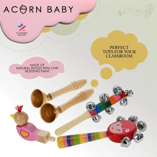 Acorn Baby Music Instrument Set - Toy Musical Instruments 28pc Percussion Set {5}