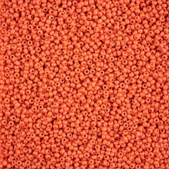 John Bead 10/0 Terra Intensive Matte Czech Glass Seed Beads, 500g Orange {1}