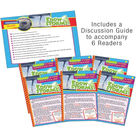 Carson Dellosa Ready to Go: Visualize Guided Reading Set, Grades 3-4 Resource Book With 36 Nonfiction Leveled Readers, Discussion Guides, Prompts, and More {2}