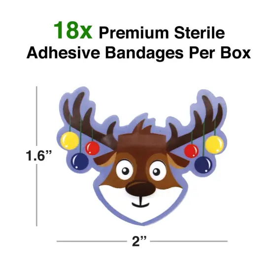 Reindeer Adhesive Bandages | Set of 18 {3}