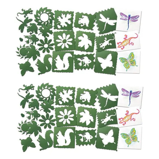 Nature Stencils, 2 Packs {1}