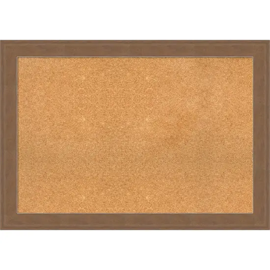 Alta Framed Corkboard, Natural Cork Alta Medium Brown {1}