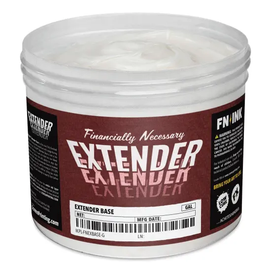 FN Ink Plastisol Screen Printing Ink Extender Base - Gallon {1}