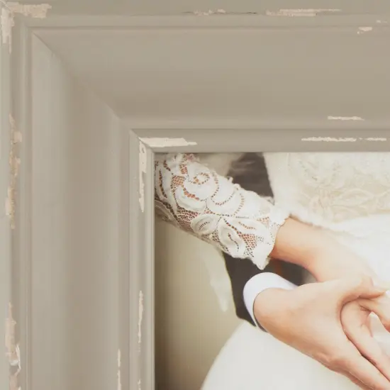 DII 5x7 Distressed Antique Stone Farmhouse Picture Frame {2}