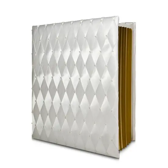 Brenna Woven Ribbon Bridal/Wedding Photo Album {1}