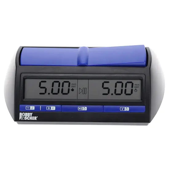 Bobby Fischer Digital Chess Clock/Timer - Powered by DGT {1}