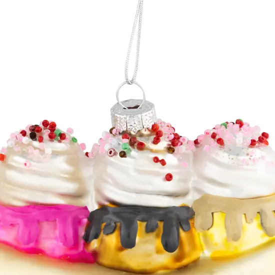 Northlight 5" Banana Split Glass Christmas Ornament Silver {6}