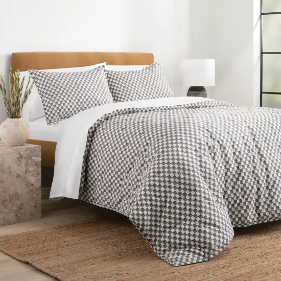 Nate Home by Nate Berkus Printed Cotton Comforter Quilt Set {1}