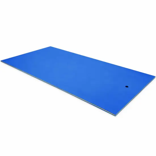 XPE Foam Floating Water Pad for 4-6 People, Anti-Puncture and Easy Storage Blue {1}