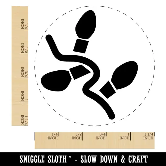 String Christmas Xmas Lights Bulbs Rubber Stamp for Stamping Crafting Planners {1}