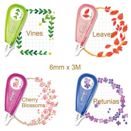 Wrapables Novelty Sticker Machine Pens, Decorative DIY Stationery Supplies for Home Office School Cafe & Hearts {5}