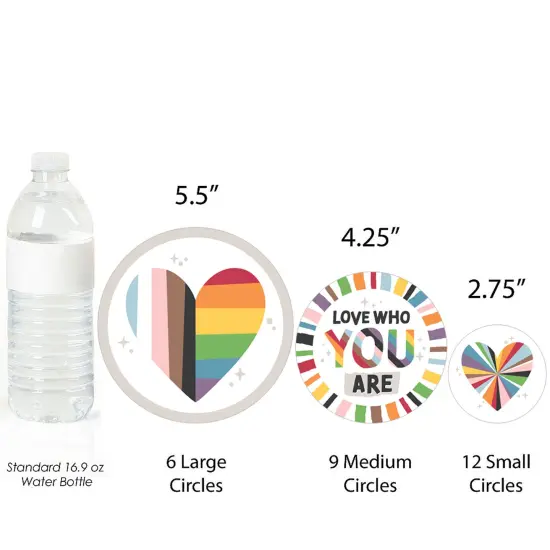 Big Dot of Happiness So Many Ways to Be Human - Pride Party Giant Circle Confetti - Party Decorations - Large Confetti 27 Count {4}