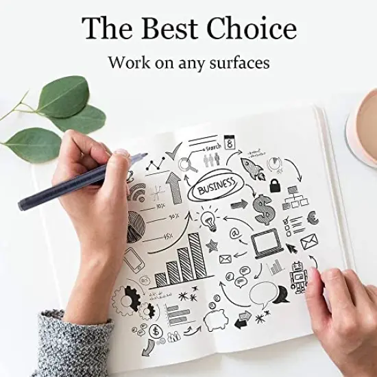 8 Pieces 0.7mm Acrylic Paint Pens Black & White & Gold & Silver, Paint Marker Extra Fine for Rock Painting, Stone, Ceramic, Glass, Wood, Blackboard, Fabric, Metal, Paper, Drawing, DIY Art {4}