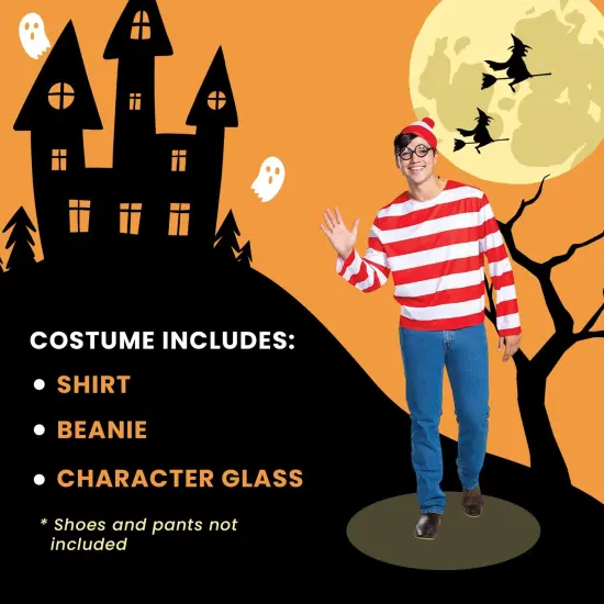 Where's Waldo? Waldo Classic Adult Costume {5}