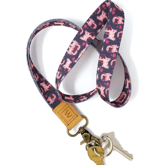 Wrapables Lanyard Keychain and ID Badge Holder Gray Pug {4}