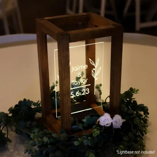 CraftyBook 5x7 Acrylic Sheet - 20pk 3mm Clear Glass Acrylic Invitation Blanks {2}