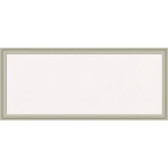 Florence Framed Corkboard, White Cork Silver {1}
