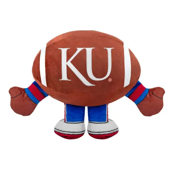 Bleacher Creatures Kansas Jayhawks 8" Kuricha Football Plush {5}