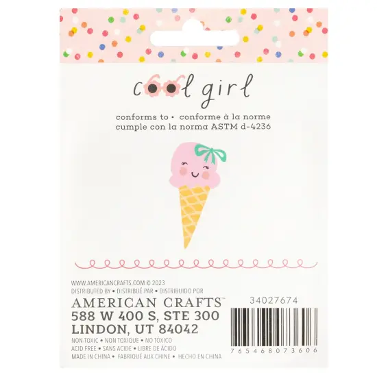 Pebbles Cool Girl Ink Pads-4/Pkg {3}