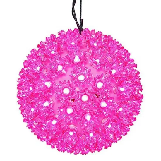Vickerman 150Lt x 10" LED Pink Starlight Sphere {1}
