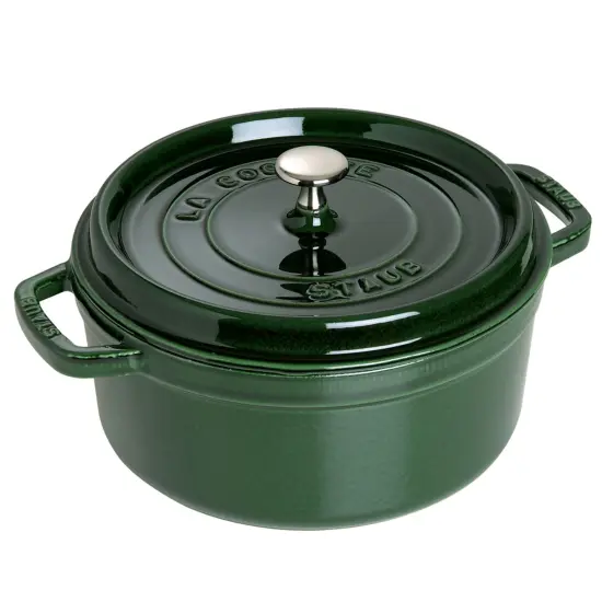 STAUB Cast Iron 5.5-qt Round Cocotte {1}