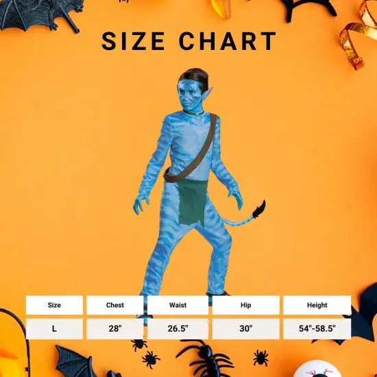 Avatar 2 Jake Sully Reef Look Classic Child Costume {4}