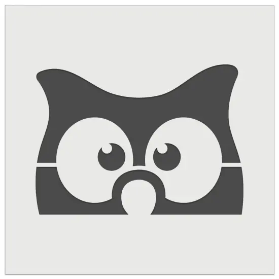Peeking Owl Wall Cookie DIY Craft Reusable Stencil {7}