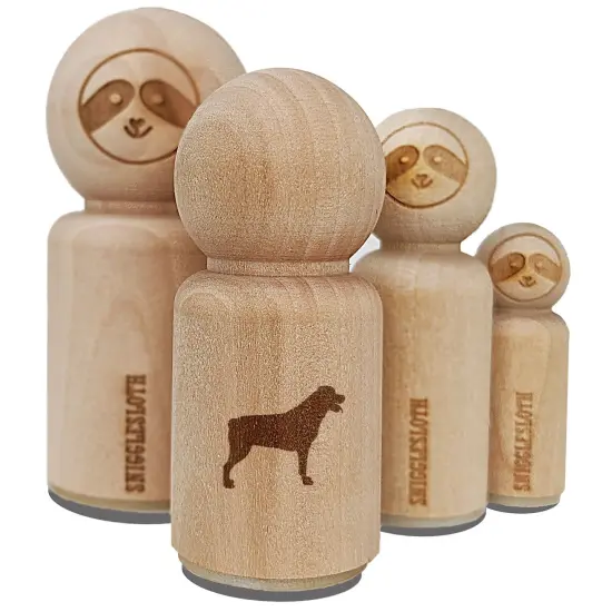 Rottweiler Dog Solid Rubber Stamp for Stamping Crafting Planners {7}