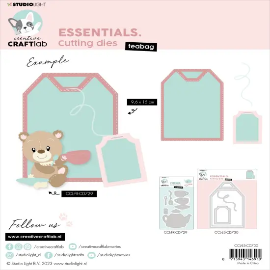 Studio Light Essentials Cutting Die-Nr. 730, Teabag {3}