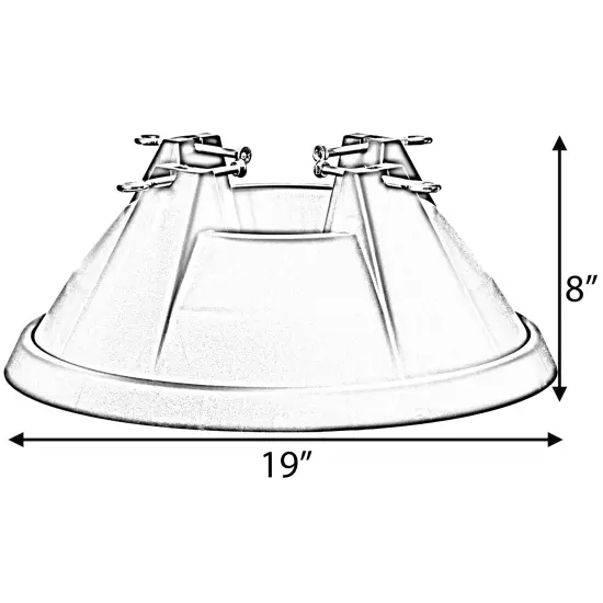 Christmas Tree Stand With Screw Fastener, Plastic Green {6}