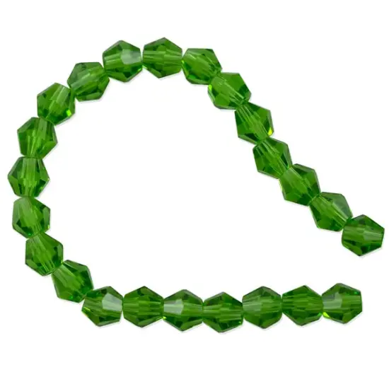 Valued Faceted Bicone 6mm Crystal Beads {6}