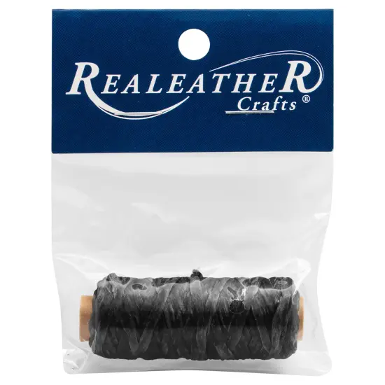 Realeather(R) Crafts Artificial Sinew 20yds-Black {1}