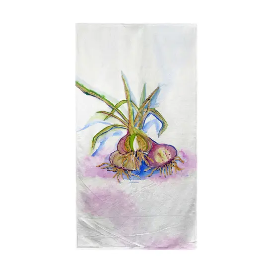 Betsy Drake Vidalia Onions Beach Towel Multicolor {1}