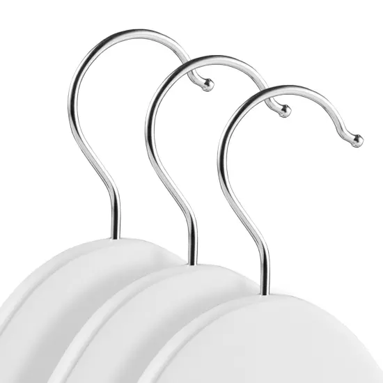 Casafield - 20 Wooden Suit Hangers - Premium Lotus Wood with Notches & Chrome Swivel Hook for Dress Clothes, Coats, Jackets, Pants, Shirts, Skirts {2}