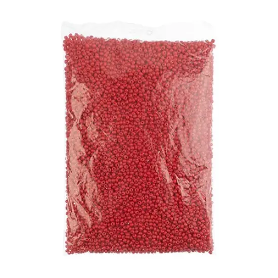 John Bead 6/0 Terra Intensive Matte Czech Glass Seed Beads, 500g Red {2}