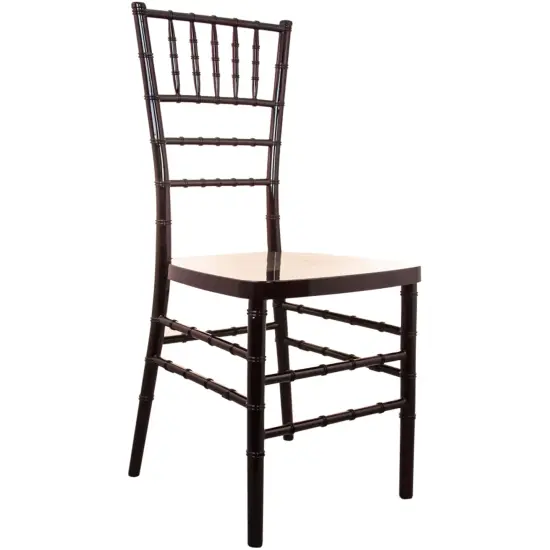 Emma and Oliver Resin Chiavari Chair Mahogany {1}