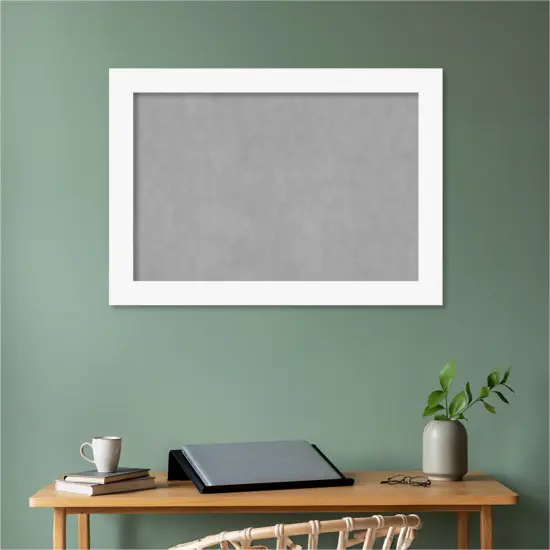 Basic Wood Framed Magnetic Board Basic White {5}