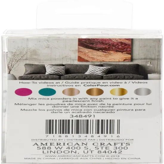 American Crafts Color Pour Pearl Powder Mix-In Kit 6/Pkg {3}
