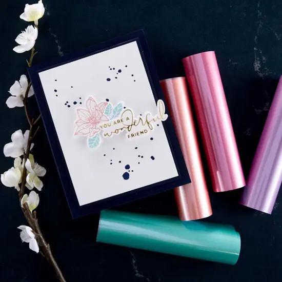 Spellbinders Glimmer Foil Variety Pack 4/Pkg-Satin Pastels {4}