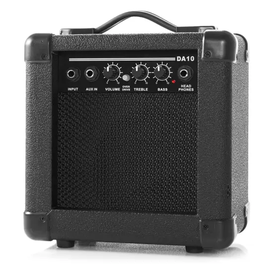 Ashthorpe Full-Size Dreadnought Acoustic Electric Guitar Package with 10 Watt Amp {5}