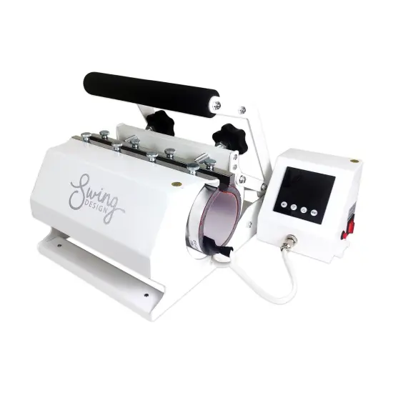 Swing Design 7-in-1 Tumbler Heat Press 20oz/30oz - White {3}