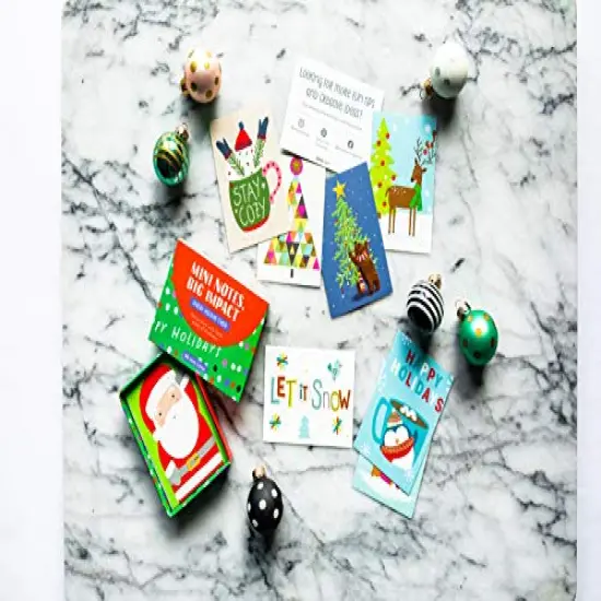 American Greetings Mini Christmas Cards for Kids Lunch Boxes, Holiday Cheer (40-Count) {4}