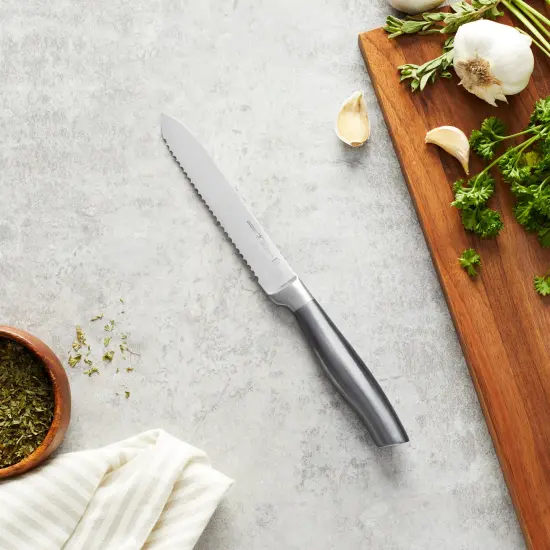 Henckels Graphite 5-inch Serrated Utility Knife {3}