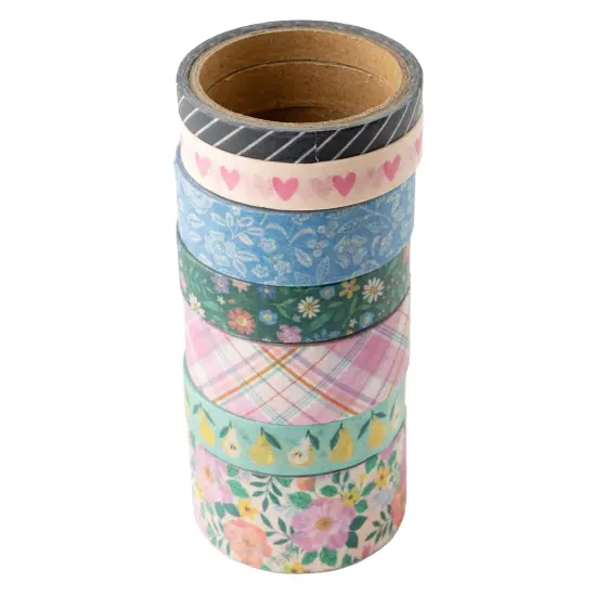 American Crafts Poppy And Pear Washi Tape-7/Pkg {2}