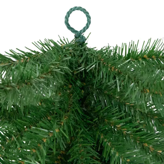 Northlight 36" Winona Fir Artificial Christmas Teardrop Swag, Unlit Green {5}