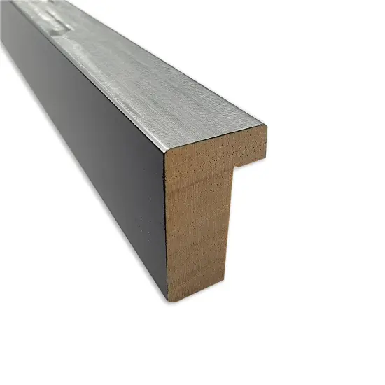 Imprint Wood Framed Corkboard, White Cork Silver {2}