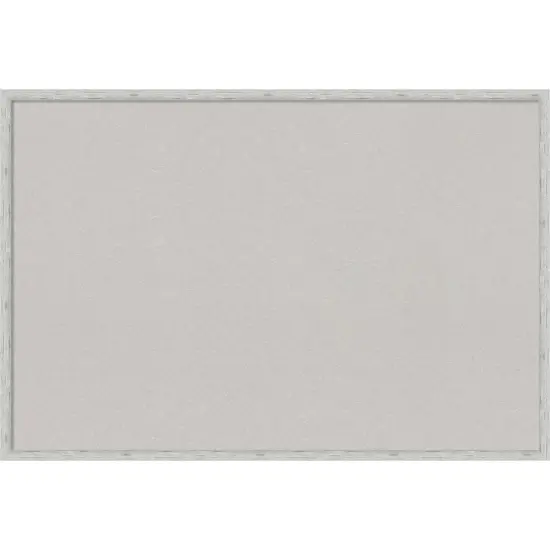 Imprint Wood Framed Corkboard, Grey Cork Imprint Silver {1}