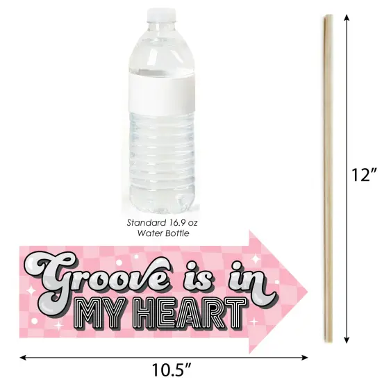 Big Dot of Happiness Funny Last Disco - Bachelorette Party Photo Booth Props Kit - 10 Piece {4}