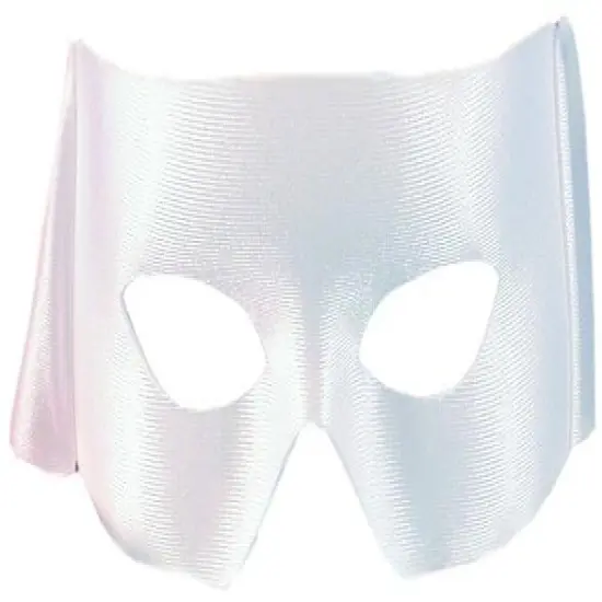 Superhero Costume Accessory Mask - White {1}